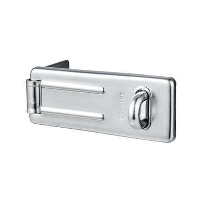 Master Lock 89mm Hard Wrought Steel Hasp & Staple, Weather-Resistant, Silver