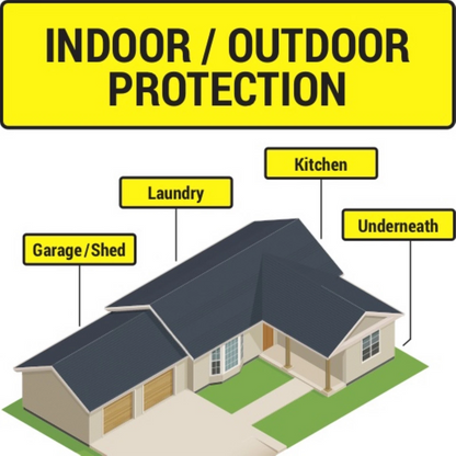 RATSAK 90g Rapid Strike Wax Blocks - Fast-Acting, Weather-Resistant Rodent Control