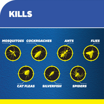 Yates 750ml Home Pest Control Spray - Long-Lasting Indoor/Outdoor Barrier, Targets Multiple Pests