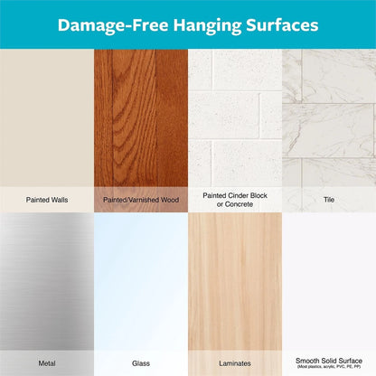 Command Satin Nickel Bath Soap Dish, Damage-Free, Rust Resistant, Reusable, 1 Pack