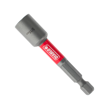 Diablo 5/16" 65mm Magnetic Nut Setter, Extreme Durability, Impact Resistant