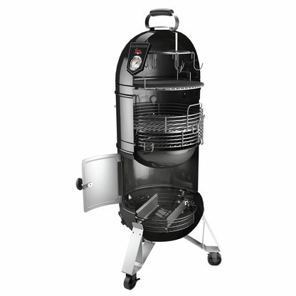 Matador 45cm Catalyst Pro Bullet Smoker, Multi-Function, Steel, Charcoal, Rotisserie Ready