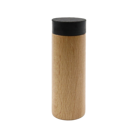 Adoored 75mm Light Stain Timber Bullet Door Stop - Durable, Elegant Wall Protection