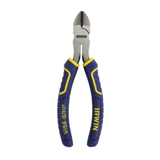 IRWIN 150mm Diagonal Cutting Pliers, Induction Hardened Edge, Protouch Grips, Nickel Chromium Steel
