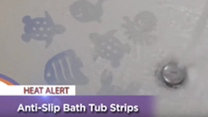 Dreambaby Heat Sensing Anti Slip Bath Strips - Child Safety, Easy Install, Blue