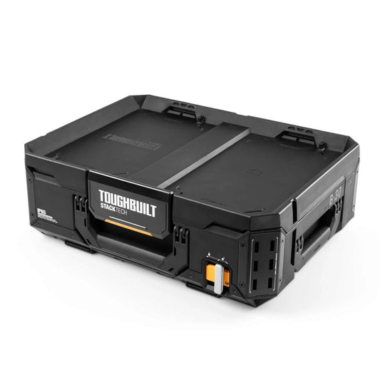 ToughBuilt StackTech Tool Box - Durable, IP65 Water Resistant, Easy Stacking, Customizable