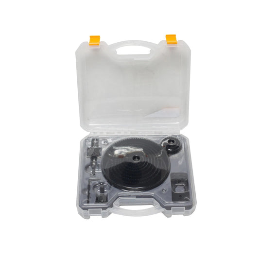 Craftright 16 Piece Carbon Steel Holesaw Set, 12 Sizes, 25mm Depth, Wood & Plastic Cutting