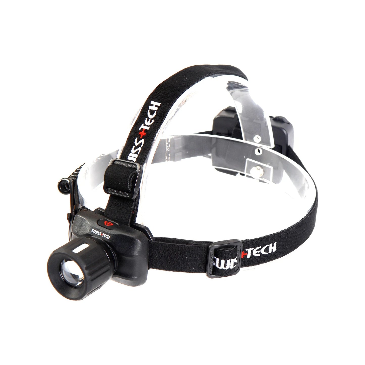 SWISS+TECH 350lm LED Headlamp, Adjustable Focus, Multiple Modes, Durable, Comfortable Fit