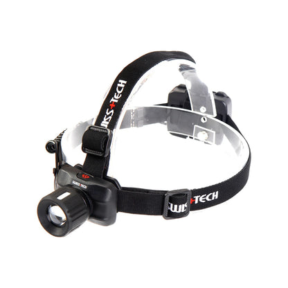 SWISS+TECH 350lm LED Headlamp, Adjustable Focus, Multiple Modes, Durable, Comfortable Fit