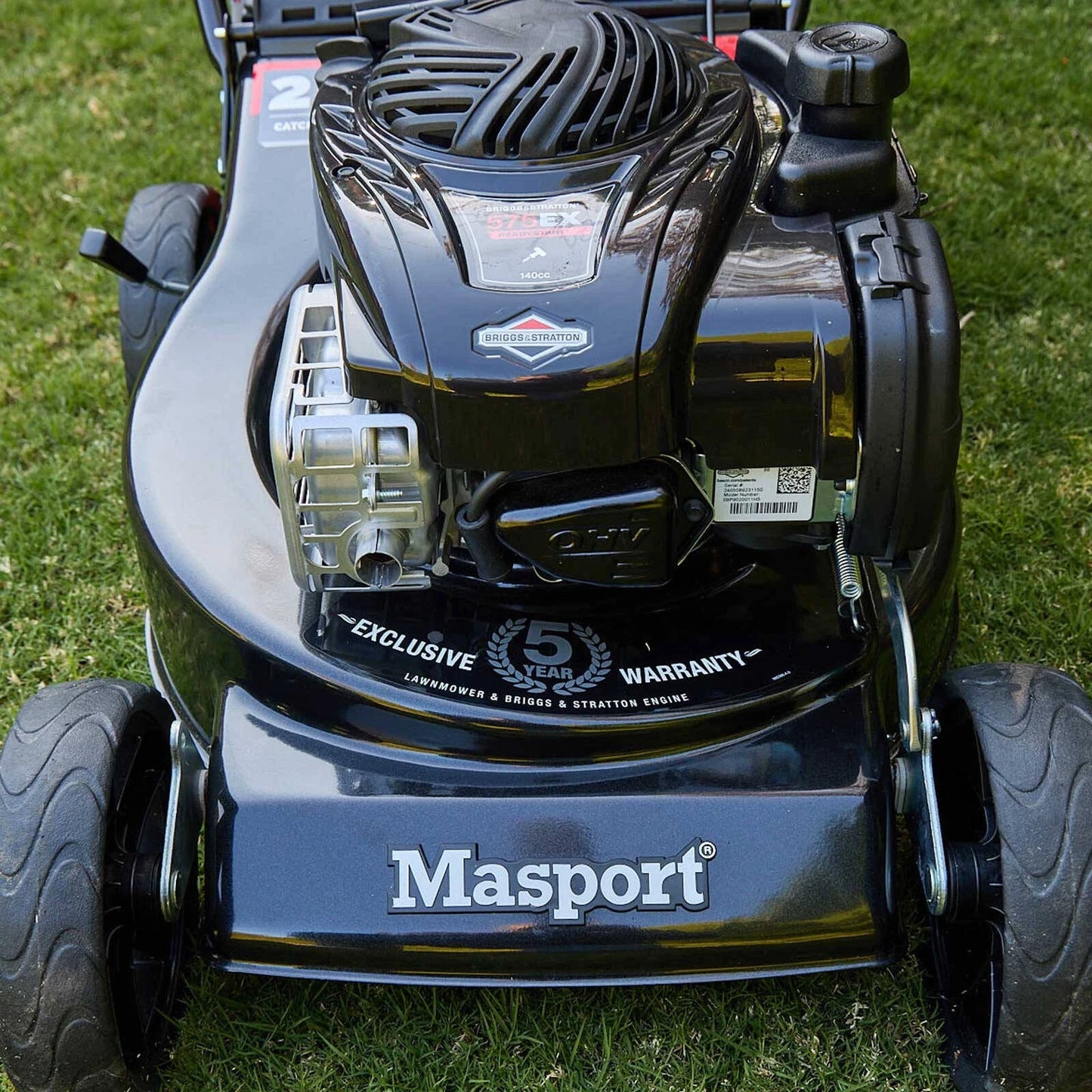 Masport 470 2in1 Petrol Lawnmower, 140cc Engine, Cut/Catch/Mulch, Steel Chassis