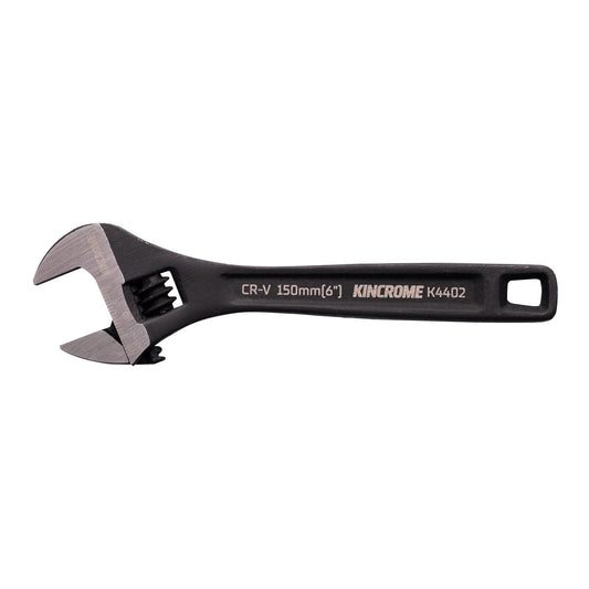 Kincrome Adjustable Wrench 150mm - 19mm Jaw, Black Phosphate, CR-V Steel