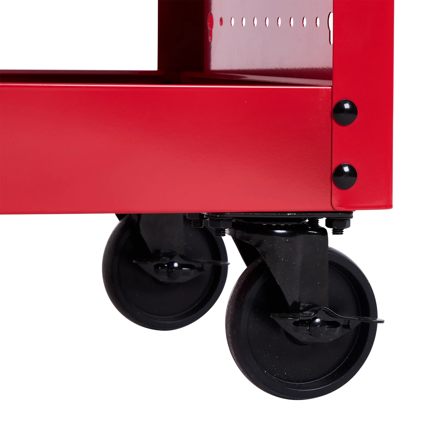 Trojan Steel 3 Tier Pegboard Service Cart, 200kg Capacity, Swivel Castors, Lifetime Warranty