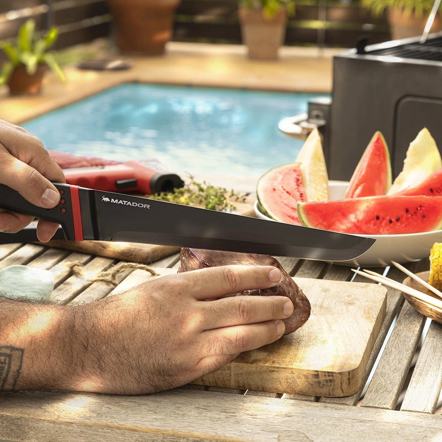 Matador Carving Knife, Ultra-Sharp 254mm Blade, Stainless Steel,