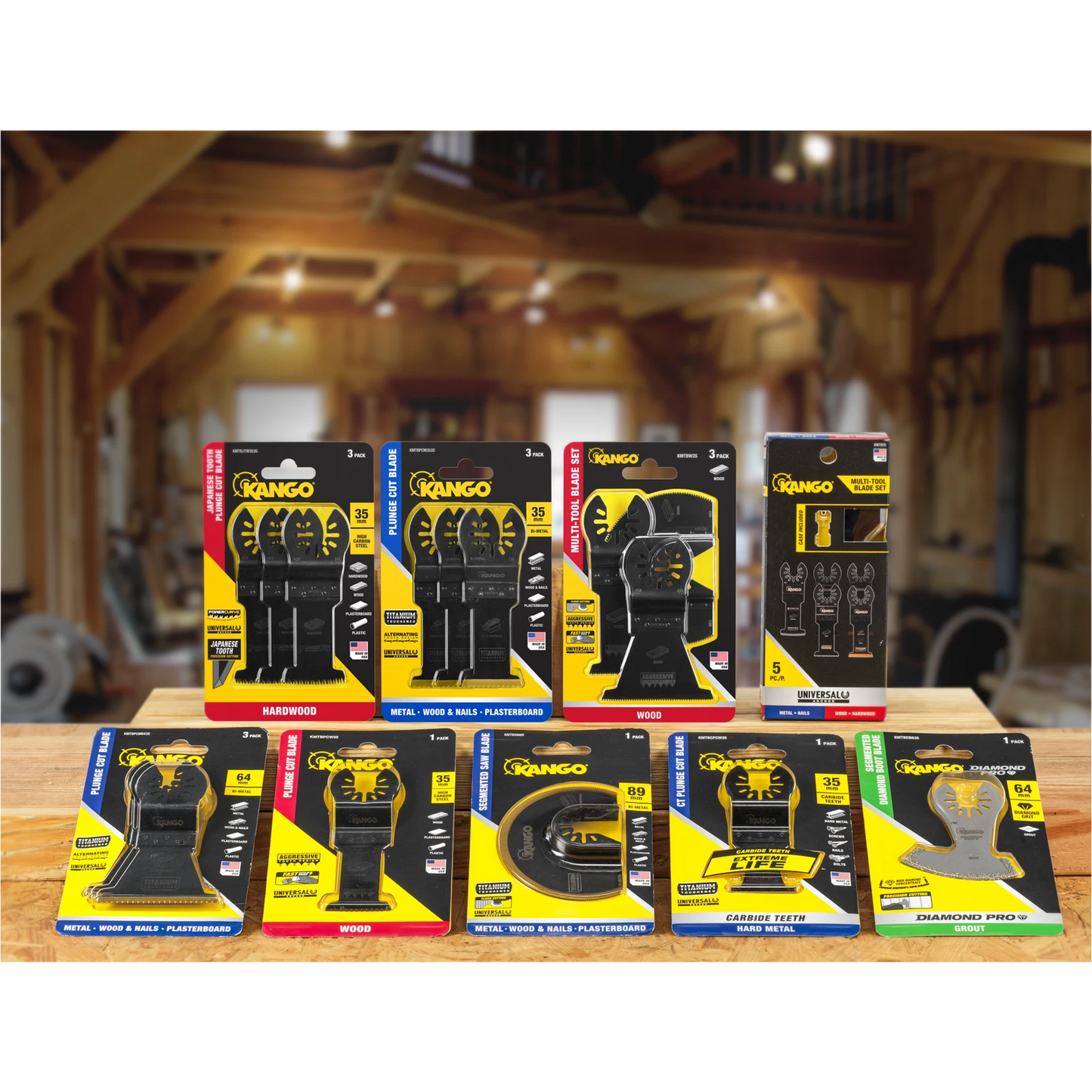 Kango 89mm Bi-Metal Segmented Saw Blade - Titanium Toughened, Flush Cuts, Multi Tool Compatible