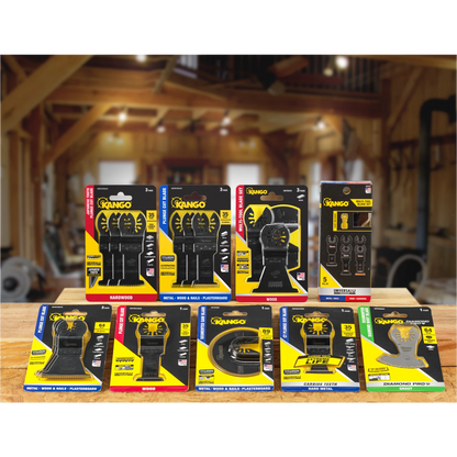 Kango 89mm Bi-Metal Segmented Saw Blade - Titanium Toughened, Flush Cuts, Multi Tool Compatible