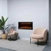 Scandia Aurora 36" Electric Fire, Smart Home Integration, Customizable Flame, Wall Mountable