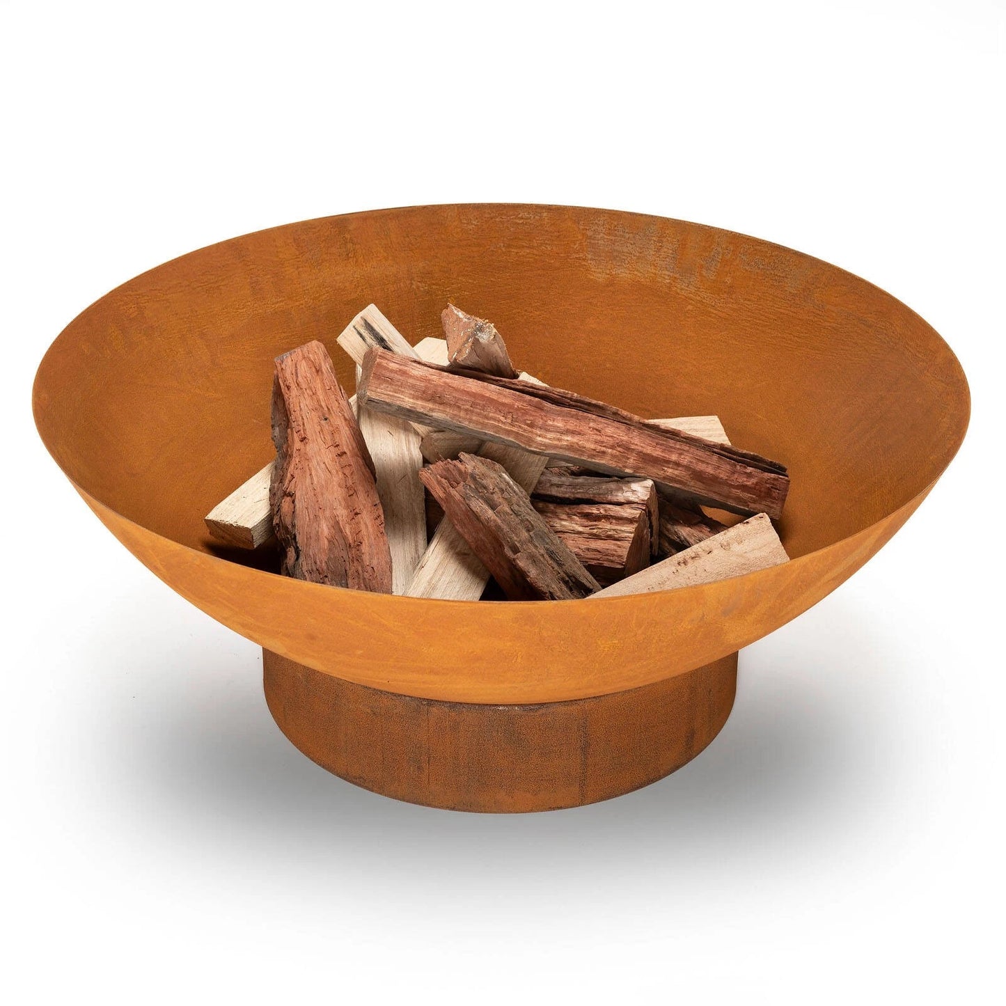 Mimosa Rustic Steel Fire Pit 70cm - Durable, Easy Assembly, Outdoor Use