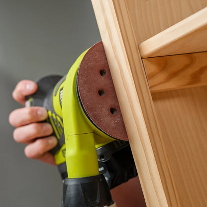 Ryobi 125mm Orbital Sanding Discs, Quick-Change, 80/120/220 Grit, 10 Pack