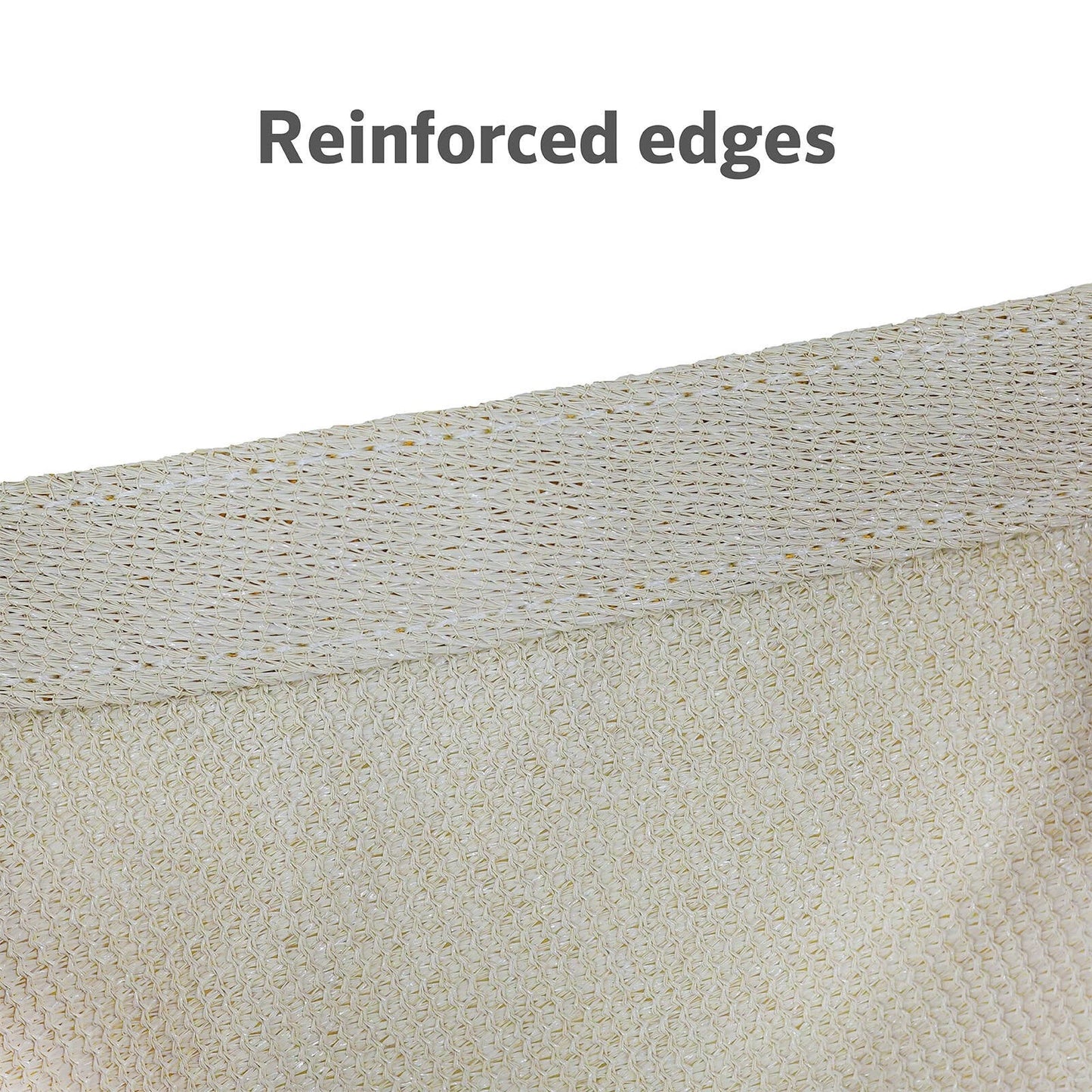 Coolaroo 5.4x5.4m Square Shell Shade Sail Kit - UV Protection, Heavy-Duty, 15-Year Warranty