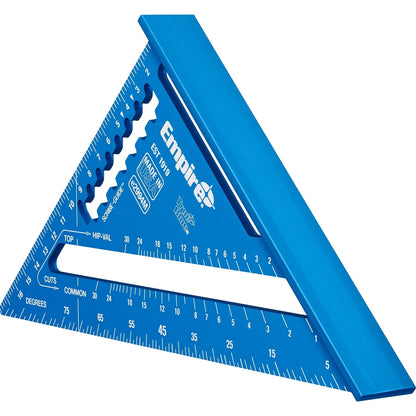 Empire TrueBlue 180mm Laser Etcher Rafter Square - Durable Aluminum, High-Visibility Markings