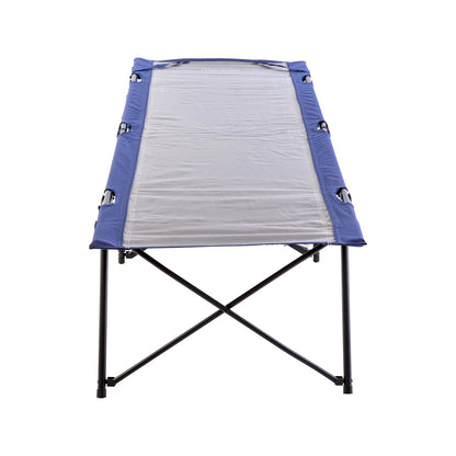 Marquee Single Easy Fold Stretcher, Quick Setup, Durable Steel Frame, 100kg Capacity