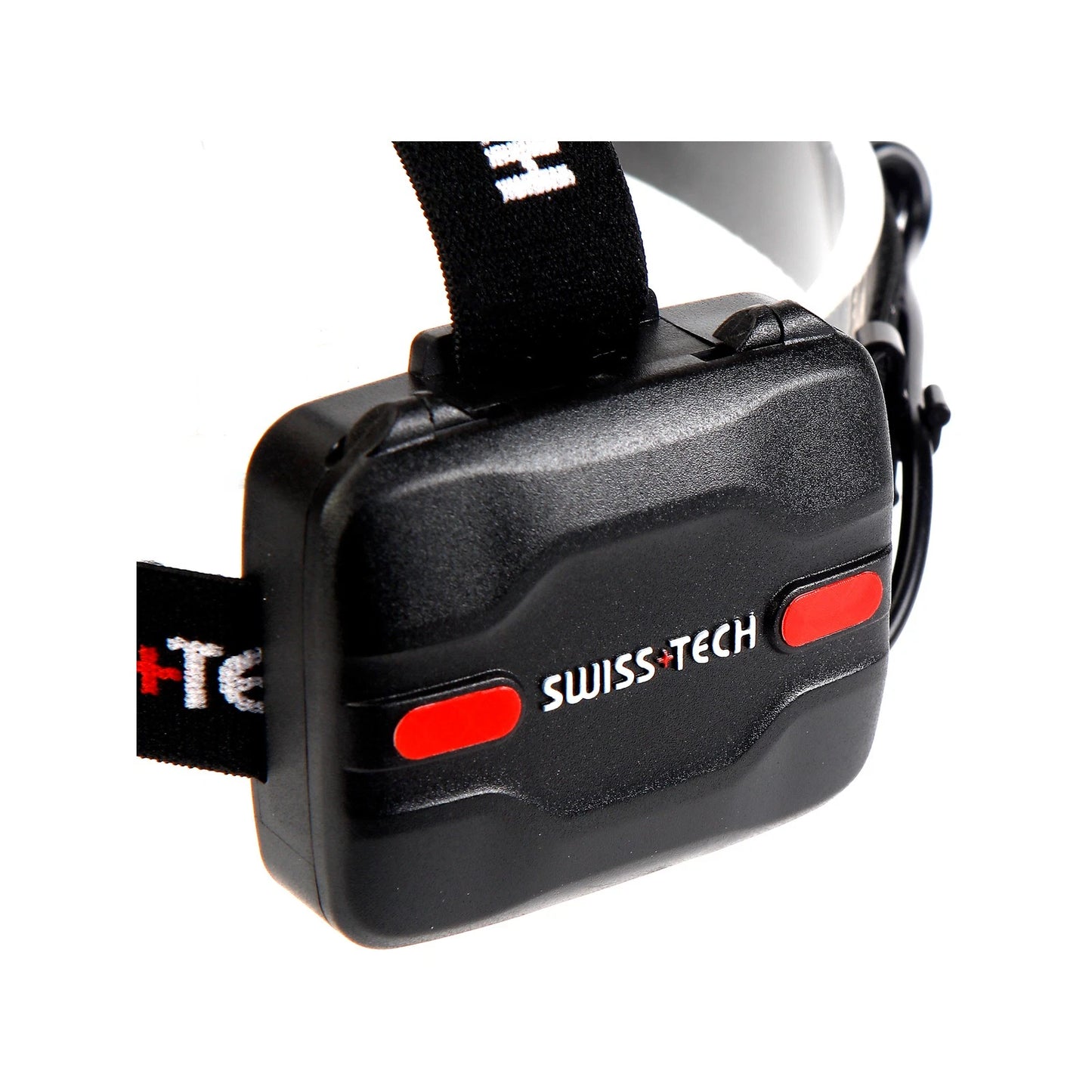 SWISS+TECH 350lm LED Headlamp, Adjustable Focus, Multiple Modes, Durable, Comfortable Fit