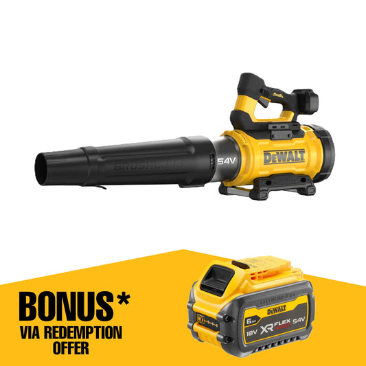 DeWALT 54V XR FLEXVOLT Axial Blower, 760 CFM, 258 km/h, Brushless, Cordless