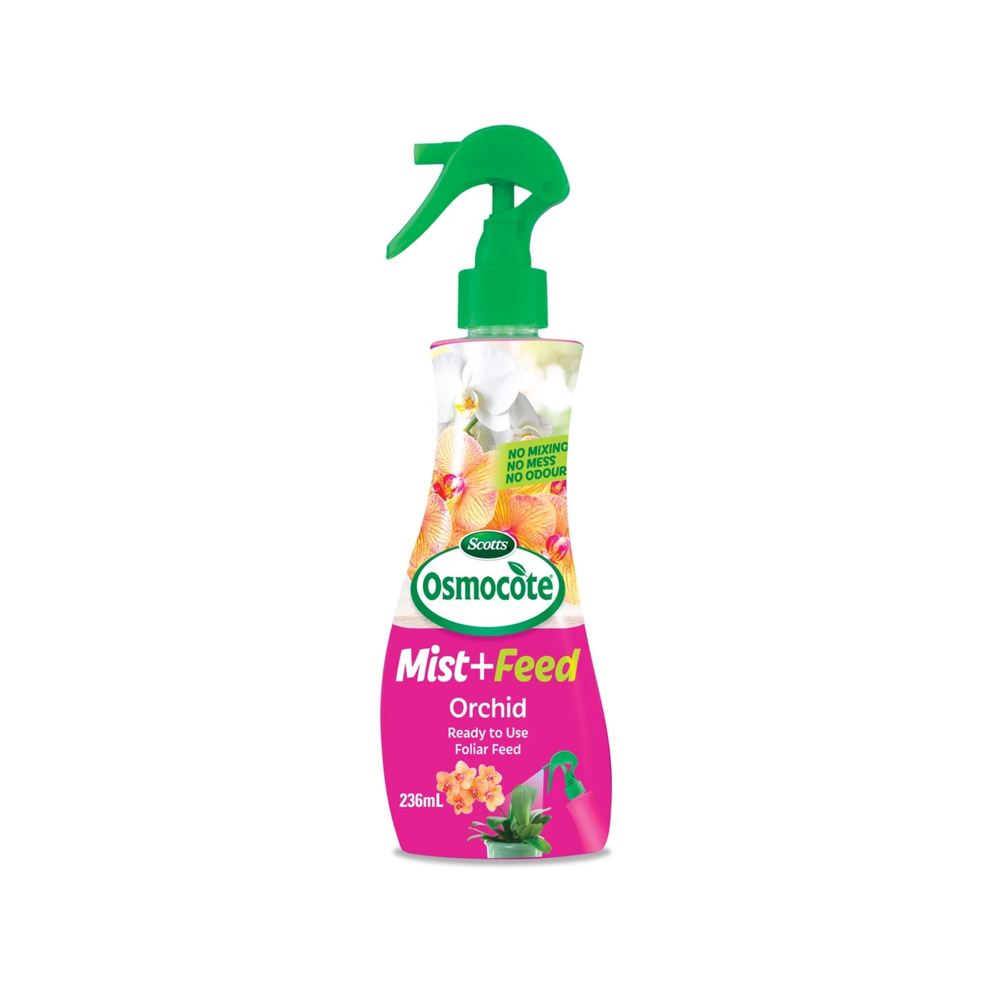 Scotts Osmocote Orchid Mist+Feed 236ml - Fast-Absorbing, Nutrient-Rich, Easy Spray