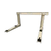 iTemp 180kg Powder-Coated Steel Air-Conditioner Wall Bracket with Anti-Vibration