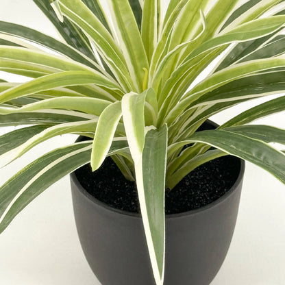 UN-REAL 30cm Artificial Spider Plant - Lifelike Indoor Decor, Maintenance-Free, Realistic Design