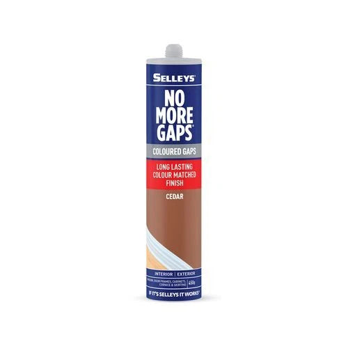 Selleys No More Gaps Interior Cedar 450g - Flexible, Mold-Resistant Gap Filler for Home Repairs