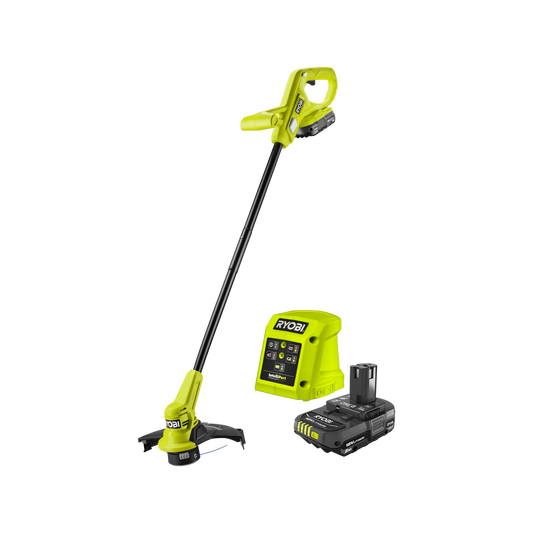 Ryobi 18V ONE+ Cordless 25cm Line Trimmer Kit with Battery & Charger