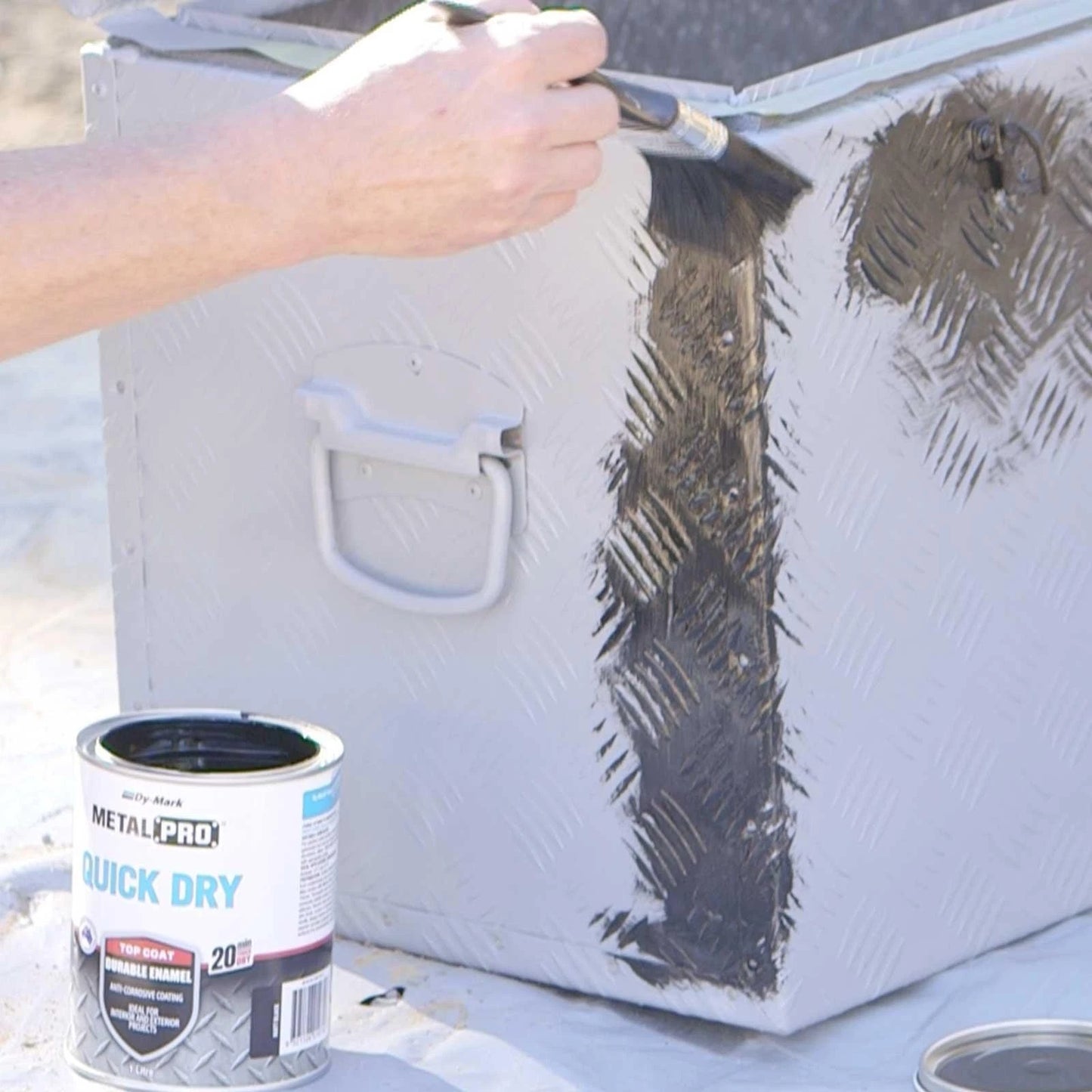 Dy-Mark 4L Aluminium Quick Dry Enamel, Anti-Corrosive, Durable Finish