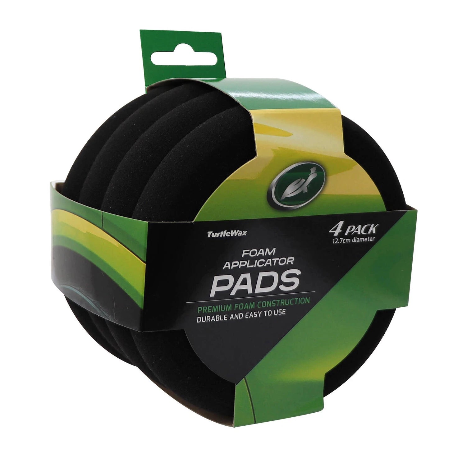 Turtle Wax Foam Applicator Pads 4 Pack - Premium Durable Reusable Car Care Tools