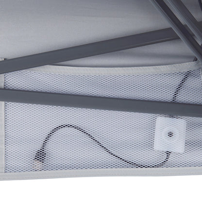 OZtrail 3m Quick Lock Lumos Gazebo with Mesh Walls & Integrated Lighting
