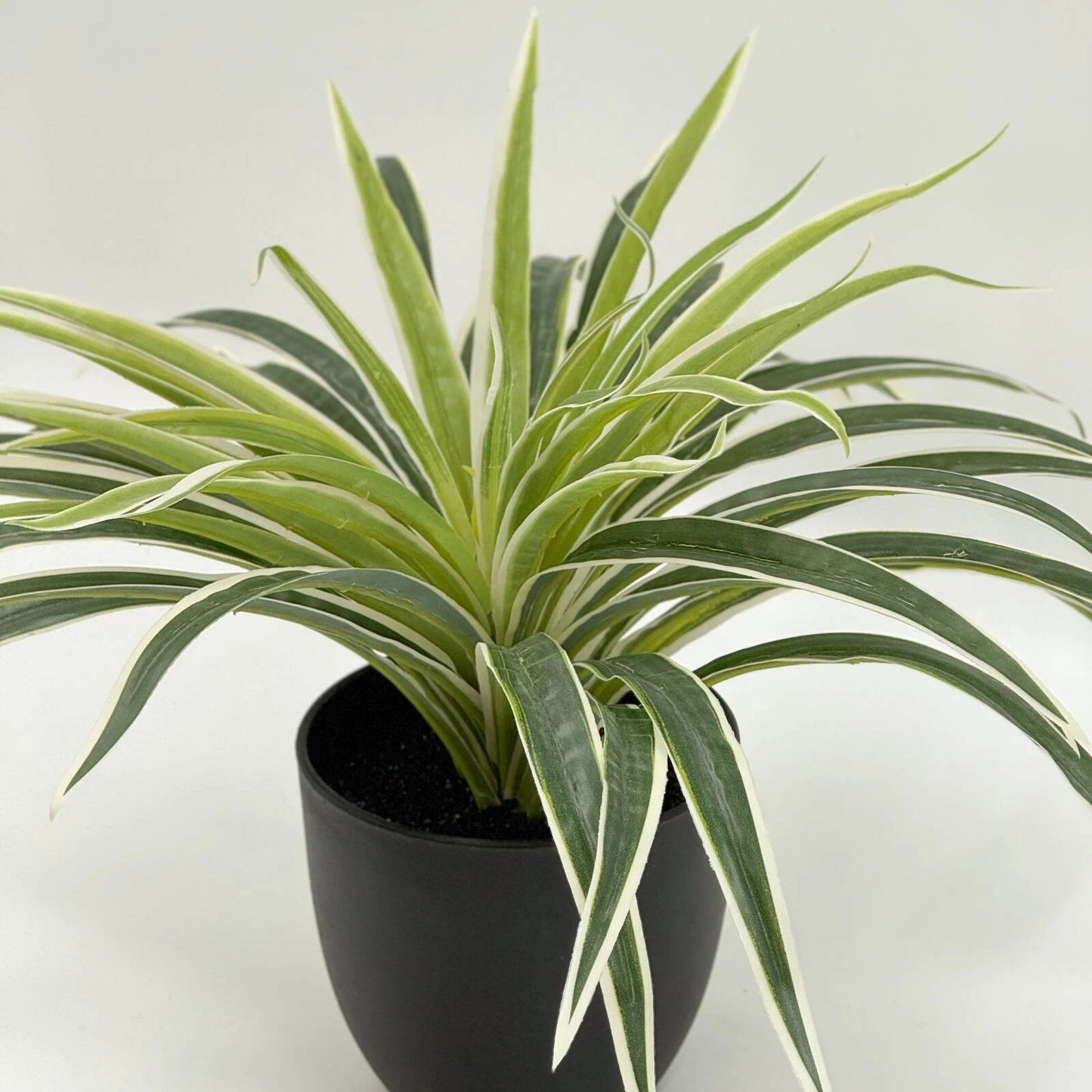 UN-REAL 30cm Artificial Spider Plant - Lifelike Indoor Decor, Maintenance-Free, Realistic Design