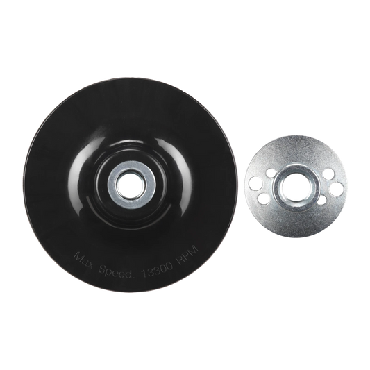 Ryobi 115mm Fibre Sanding Disc Backing Pad M14 Thread Universal Lock Nut