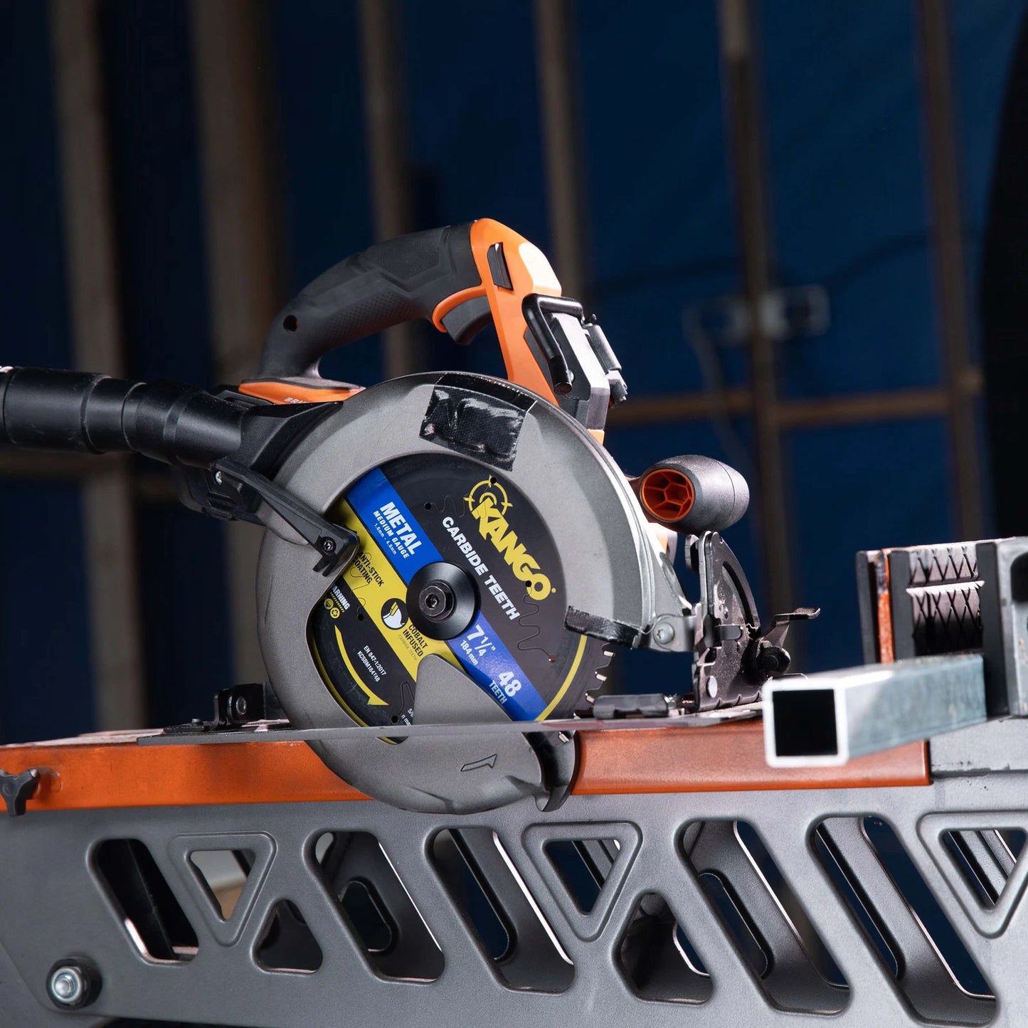 Kango 254mm 48T Metal Mitre Saw Blade, Cobalt Teeth, Anti-Stick, Low Sparks