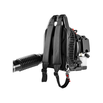 Full Boar 41.5cc Petrol Backpack Blower, 325 km/h Air Speed, 530 CFM, Padded Harness