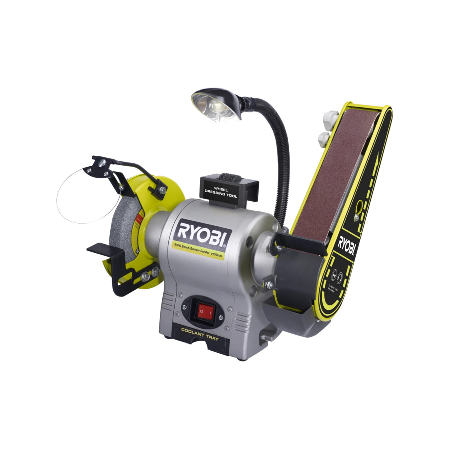 RYOBI 150mm 250W Grinder Sander with 3000 RPM, Work Light & Coolant Tray