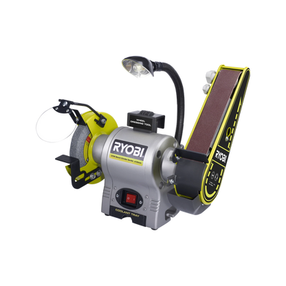RYOBI 150mm 250W Grinder Sander with 3000 RPM, Work Light & Coolant Tray