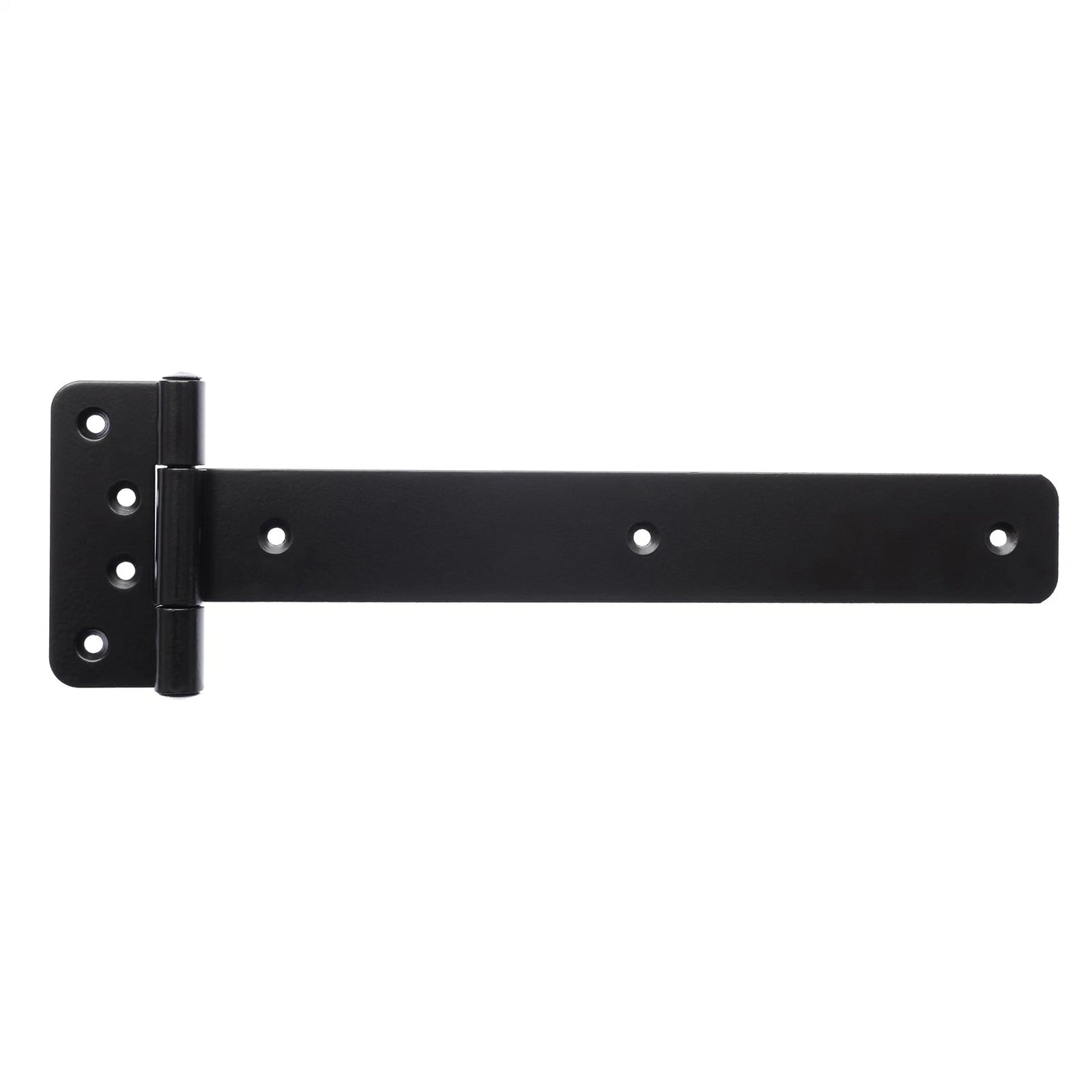 Zenith Matte Black Strap Tee Hinges 293mm - 2 Pack, Heavy-Duty, Corrosion-Resistant