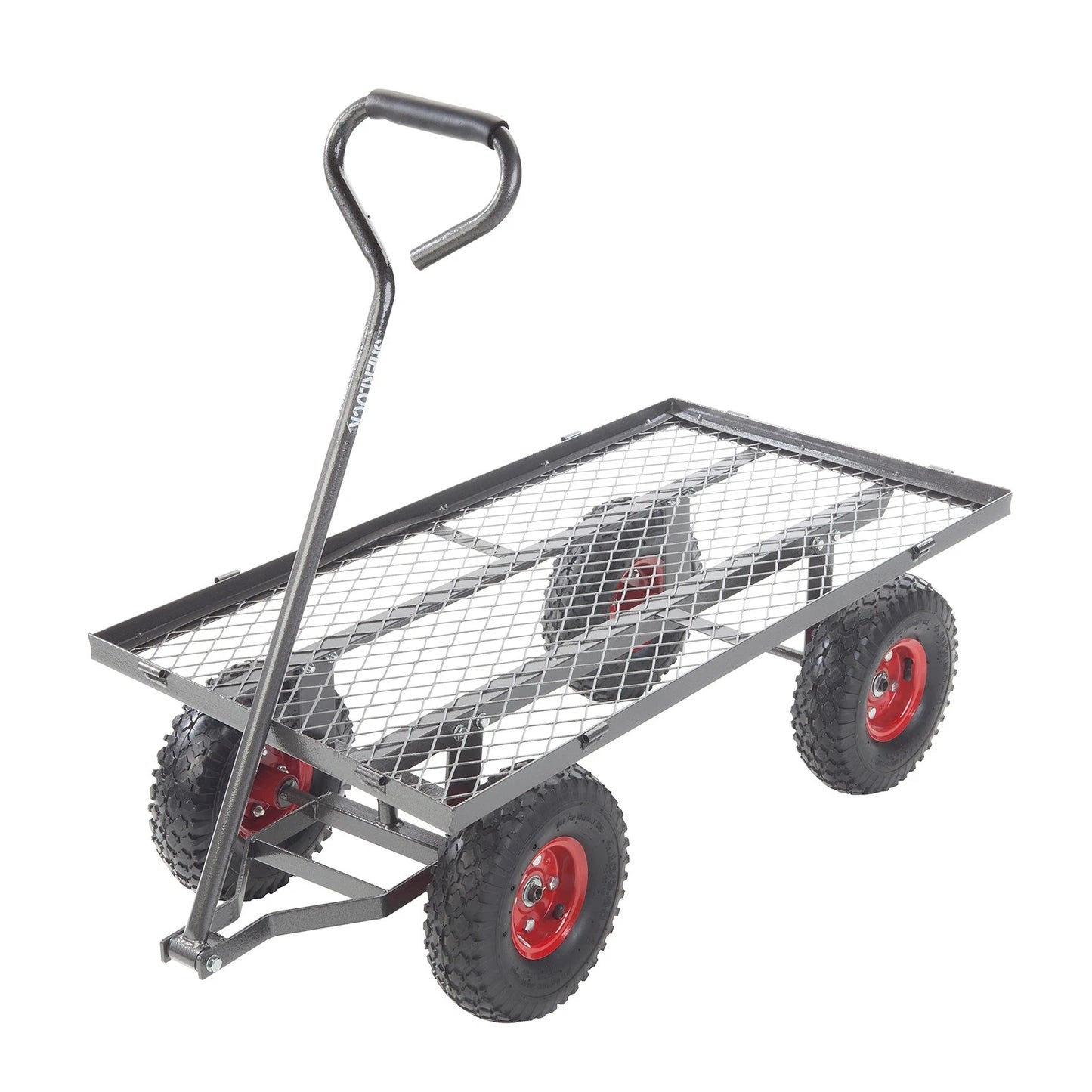 Sherlock 105L Steel Mesh Cart, 200kg Capacity, Durable, Versatile, Pneumatic Wheels