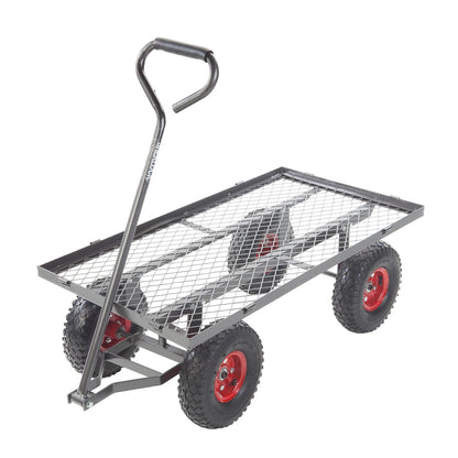 Sherlock 105L Steel Mesh Cart, 200kg Capacity, Durable, Versatile, Pneumatic Wheels