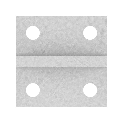 VUEPRO 80x80mm Galvanised T-Blade Post Support for Timber Posts on Concrete