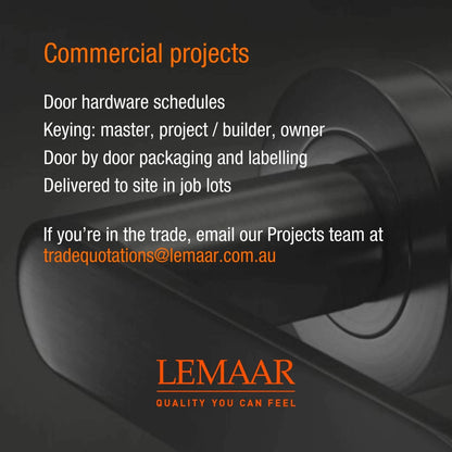 Lemaar Stainless Steel DDA D Pull on Plate 300x75mm, Satin Finish, DDA Compliant