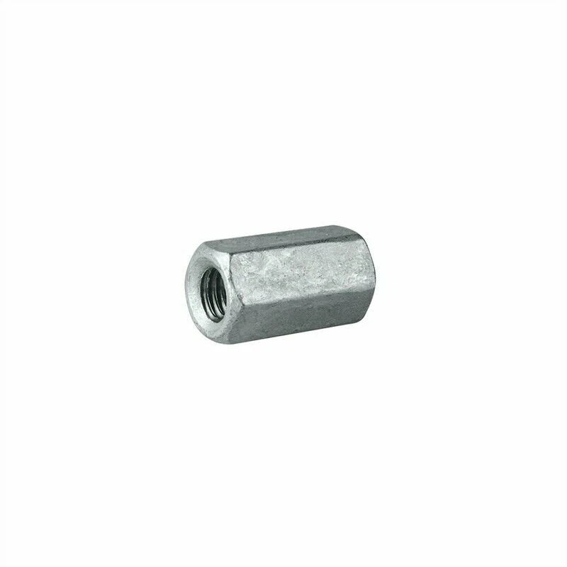 Pinnacle Galvanised Hex Coupler M8 x 24mm, 4 Pack, Corrosion Resistant