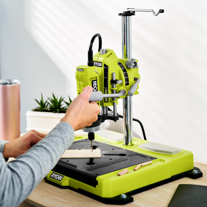 Ryobi Hobby Station Tool Mount - Precision Control, Reversible Base, Rotary Tool Compatible