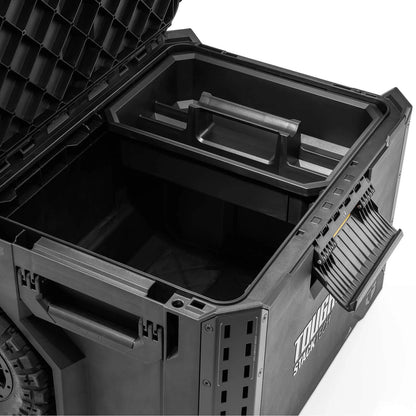 ToughBuilt StackTech Rolling Tool Box, All-Terrain Wheels, IP65 Water Resistant
