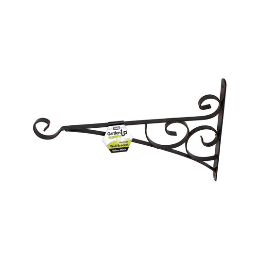 Jack 400mm Black Heritage Wall Bracket, Steel, Indoor/Outdoor, Decorative Design